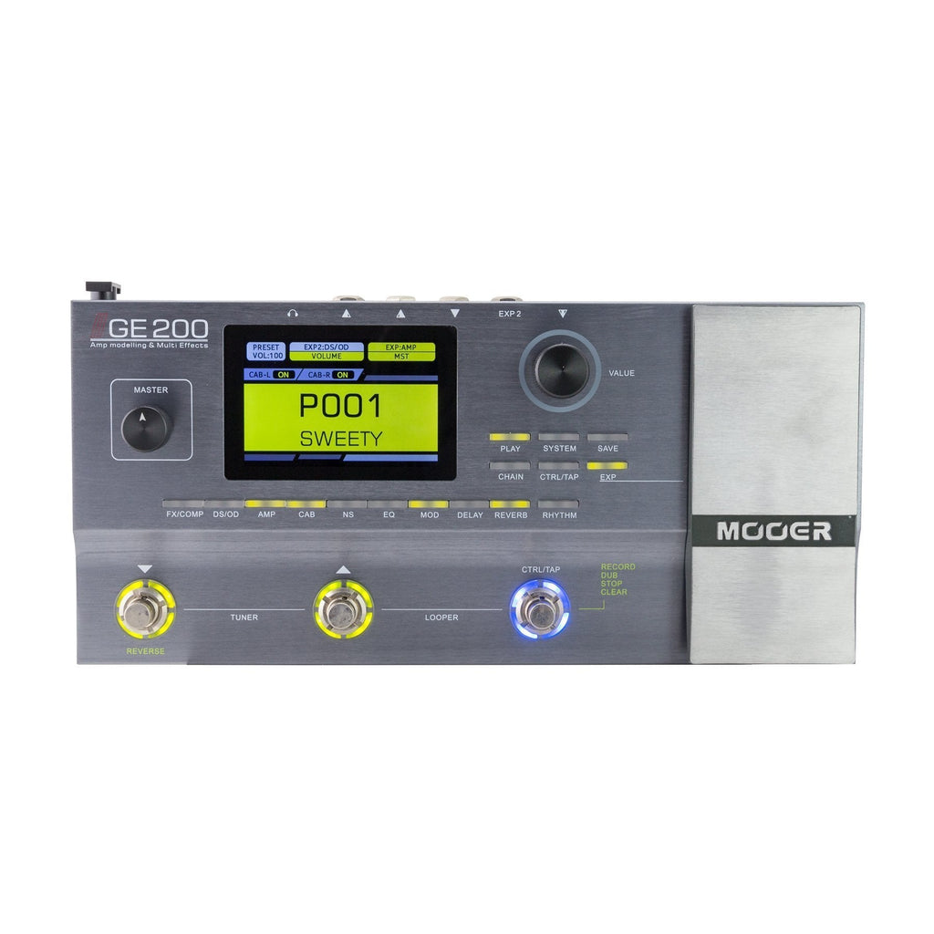 -Mooer GE-200 Amp Modelling Multi-Effects Processor-Living Music