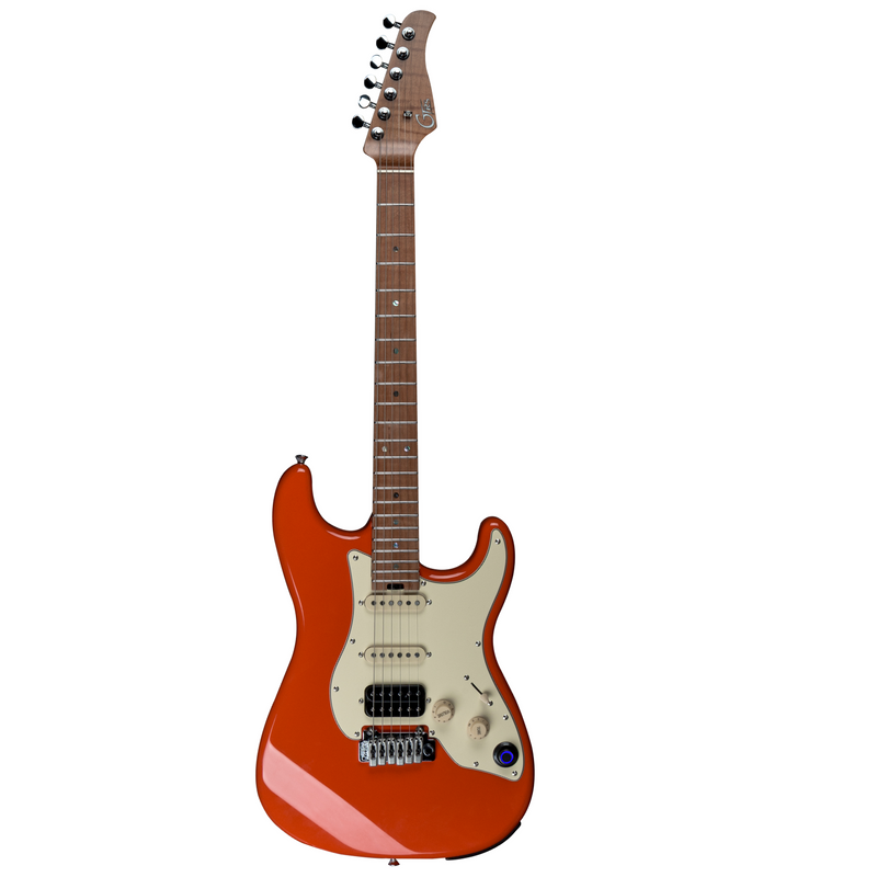 -Mooer GTRS P801 Intelligent Guitar (Fiesta Red)-Living Music