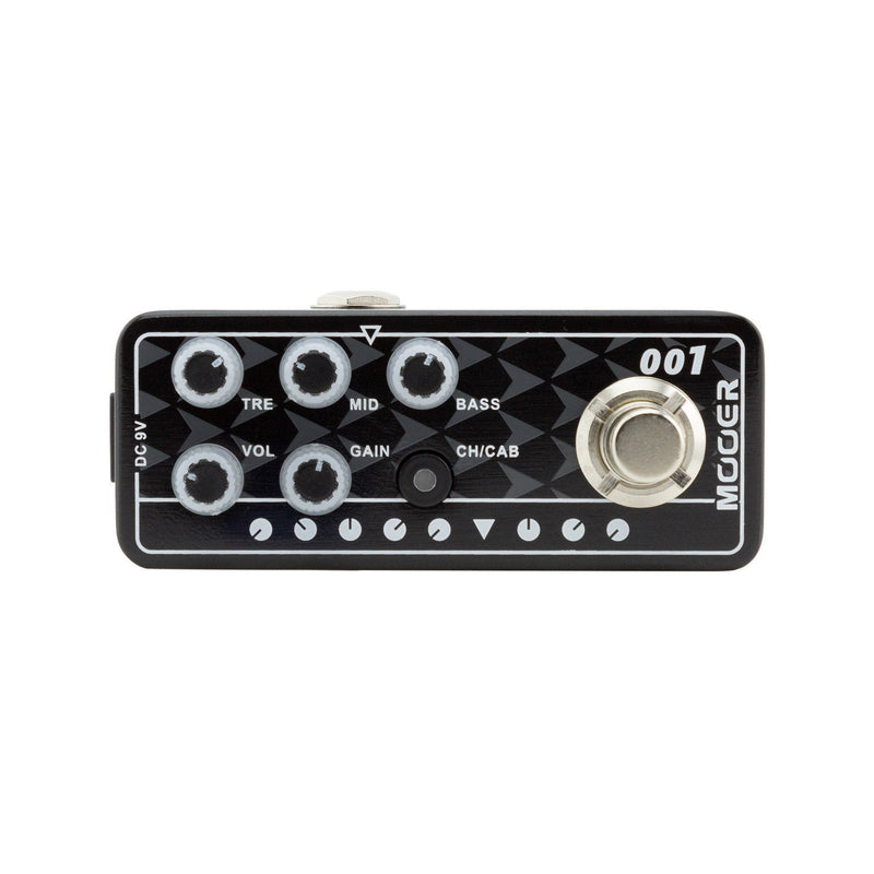 -Mooer 'Gas Station 001' Digital Micro Preamp Guitar Effects Pedal-Living Music