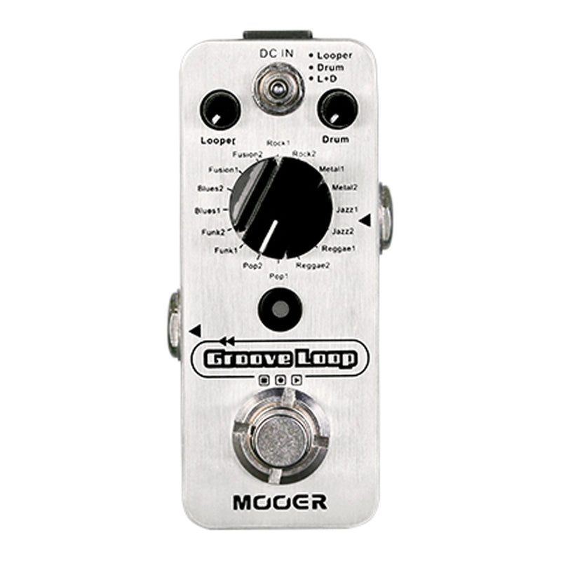 -Mooer 'Groove Loop' Drum Machine & Looper Micro Guitar Effects Pedal-Living Music