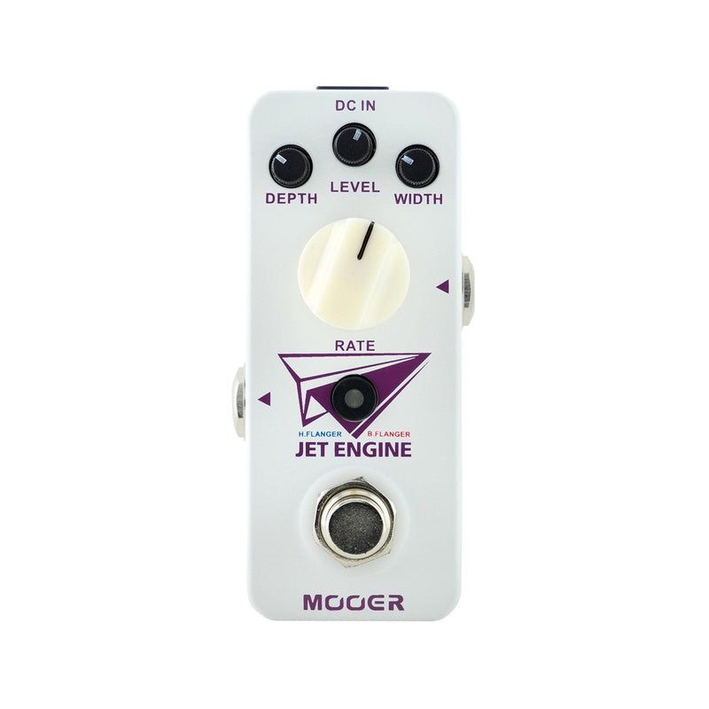 -Mooer 'Jet Engine' Digital Flanger Guitar Effects Pedal-Living Music
