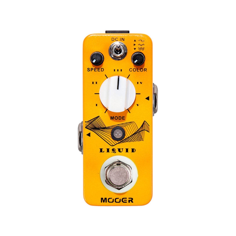 -Mooer 'Liquid' Digital Phaser Guitar Effects Pedal-Living Music