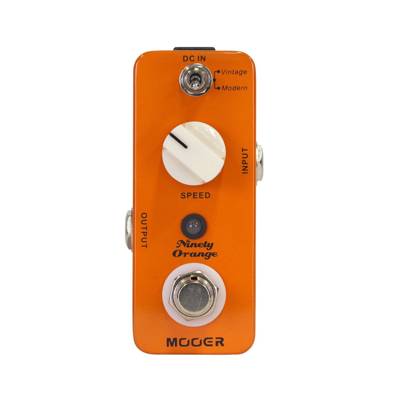 -Mooer 'Ninety Orange' Phaser Micro Guitar Effects Pedal-Living Music