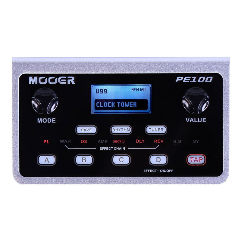 -Mooer PE100 Portable Guitar Multi Effects Processor-Living Music