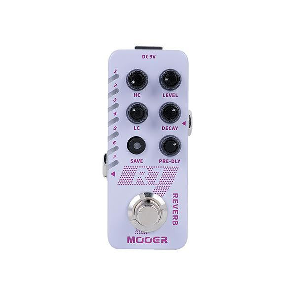 -Mooer 'R7' Digital Reverb Micro Guitar Effects Pedal-Living Music