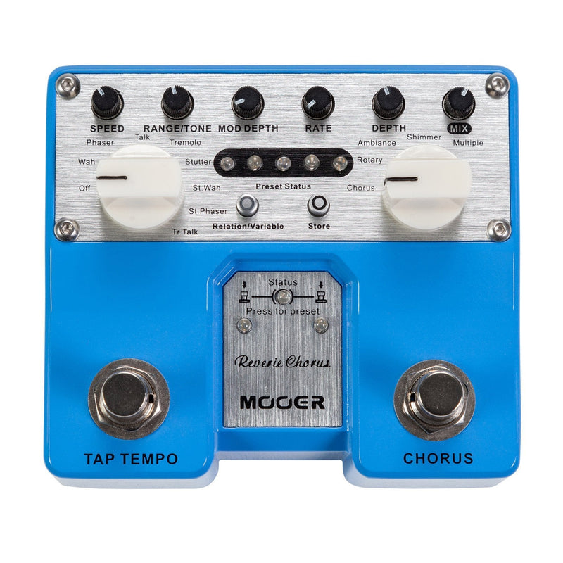 -Mooer Reverie Chorus Dual Guitar Effects Pedal-Living Music