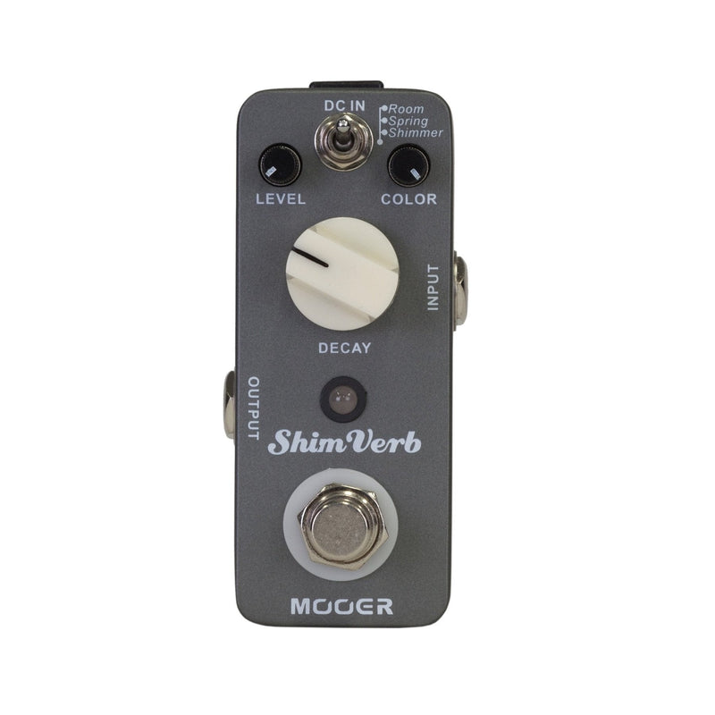 -Mooer ShimVerb Reverb Micro Guitar Effects Pedal-Living Music