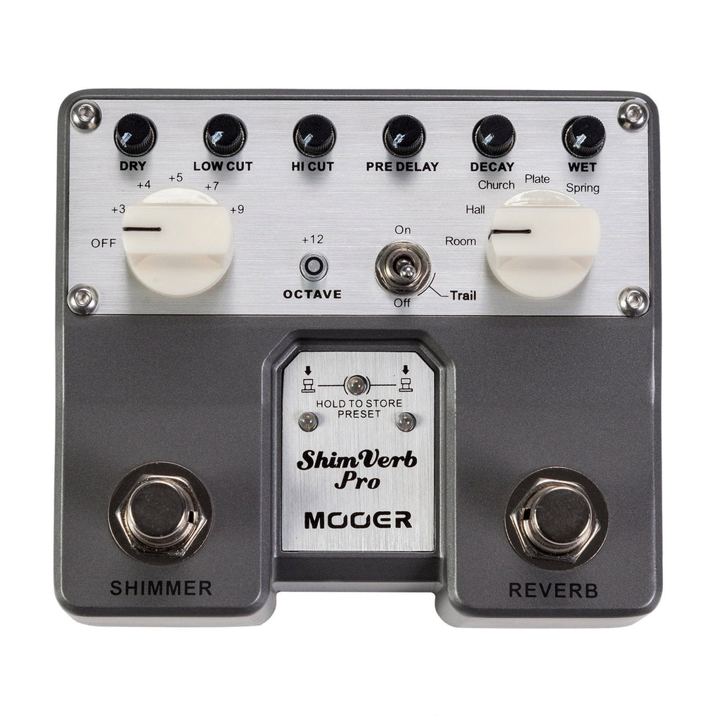 -Mooer Shimverb Pro Reverb Dual Guitar Effects Pedal-Living Music