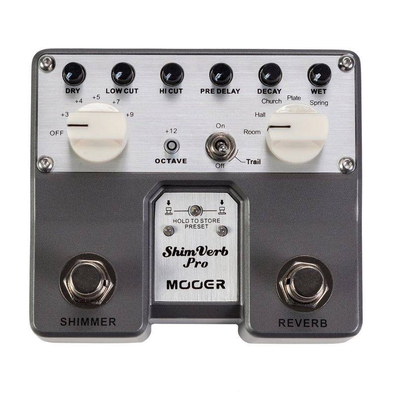 -Mooer Shimverb Pro Reverb Dual Guitar Effects Pedal-Living Music