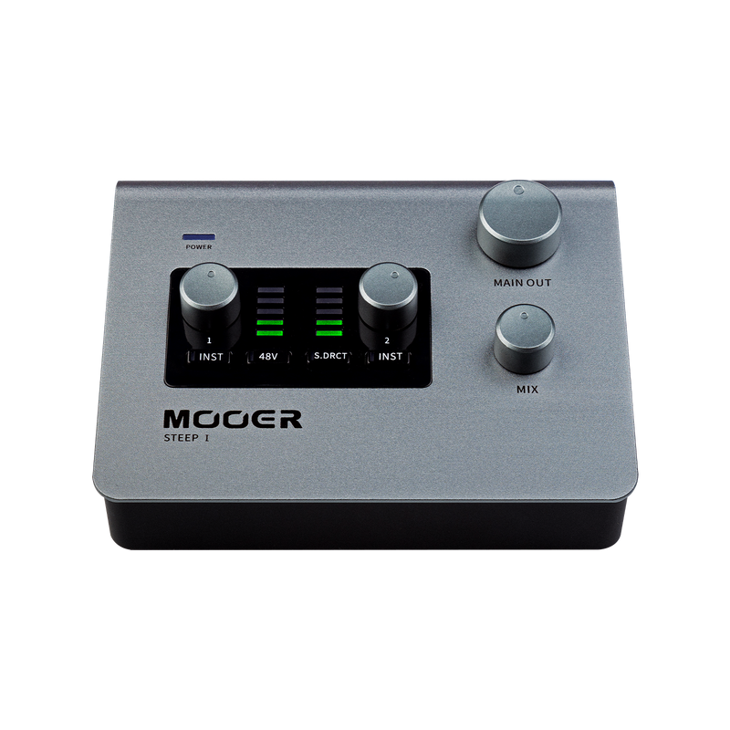 -Mooer Steep I Multi-Platform Audio Interface (Dark Metallic)-Living Music