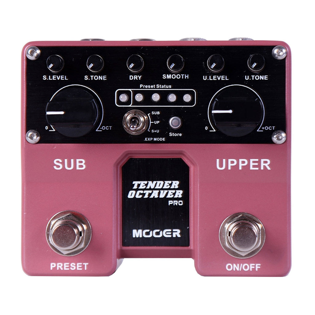 MEP-TOPRO-Mooer Tender Octaver Pro Octave Dual Guitar Effects Pedal-Living Music