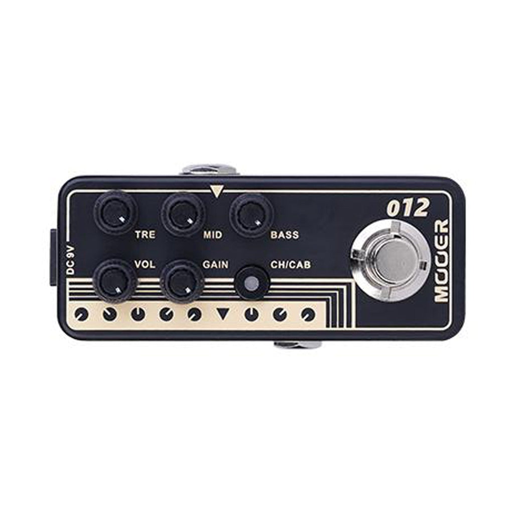-Mooer 'US Gold 100 012' Digital Micro Preamp Guitar Effects Pedal-Living Music