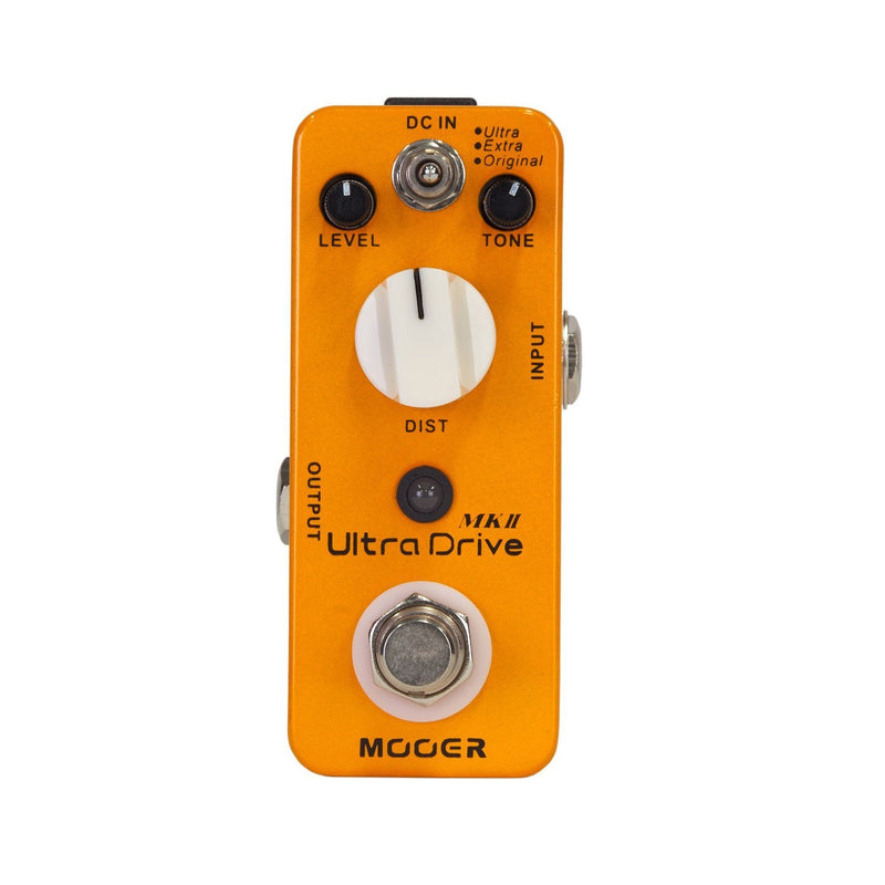 -Mooer Ultra Drive MKII Classic Rock Distortion Micro Guitar Effects Pedal-Living Music