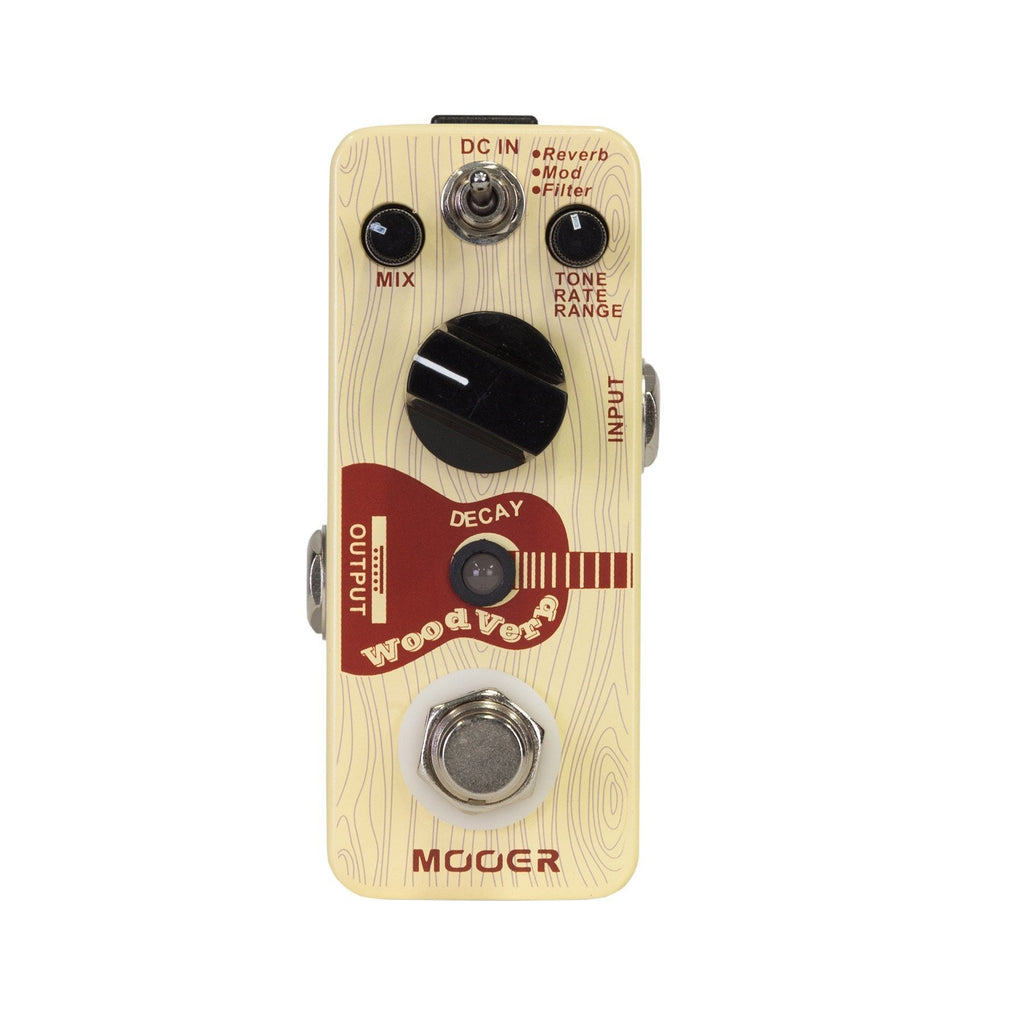 -Mooer WoodVerb Acoustic Reverb Micro Guitar Effects Pedal-Living Music