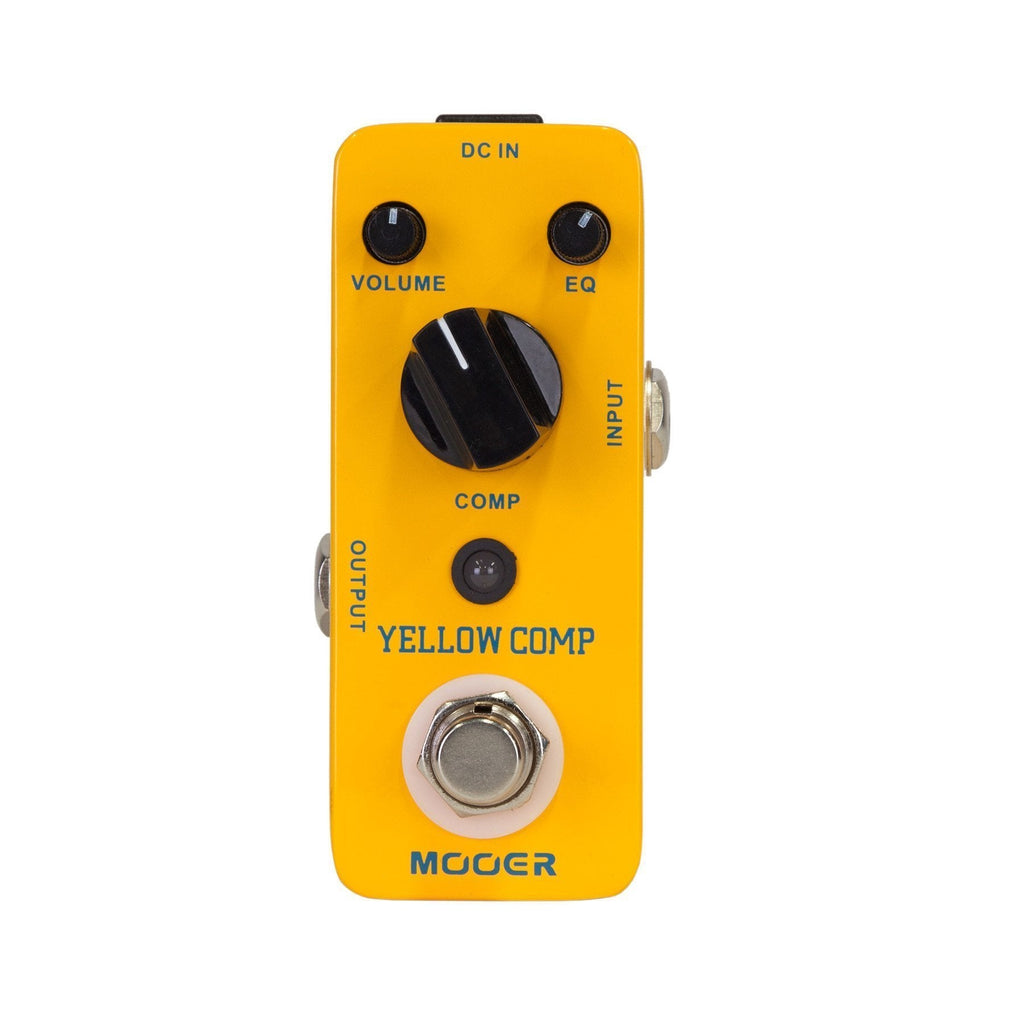 -Mooer Yellow Comp Compressor Micro Guitar Effects Pedal-Living Music