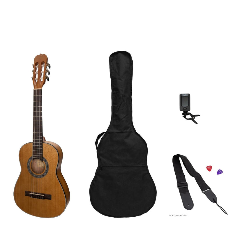 -Sanchez 1/2 Size Student Classical Guitar Pack (Acacia)-Living Music