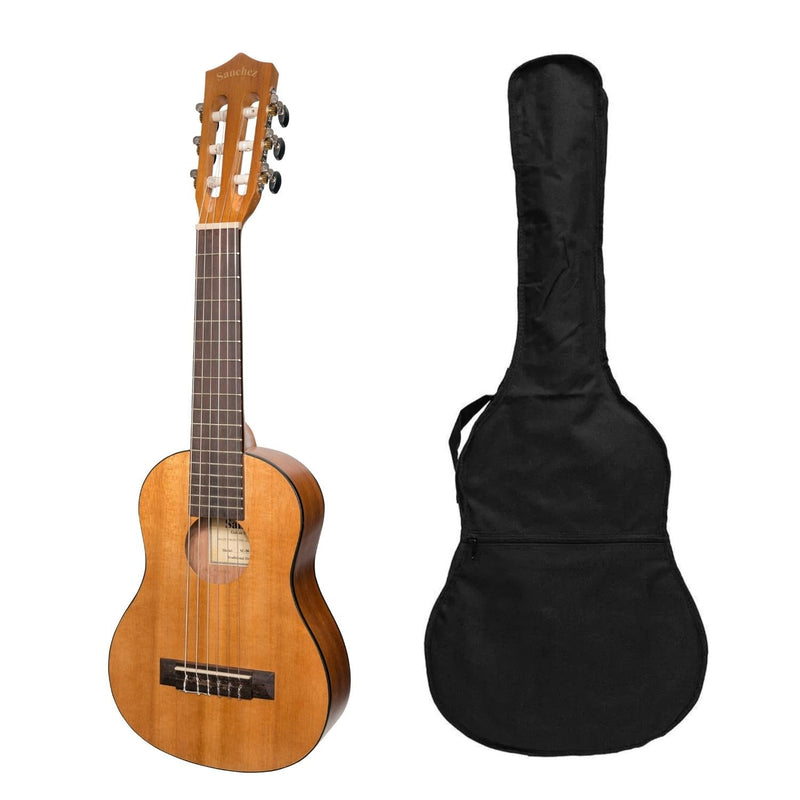 -Sanchez 1/4 Size Student Classical Guitar with Gig Bag (Acacia)-Living Music