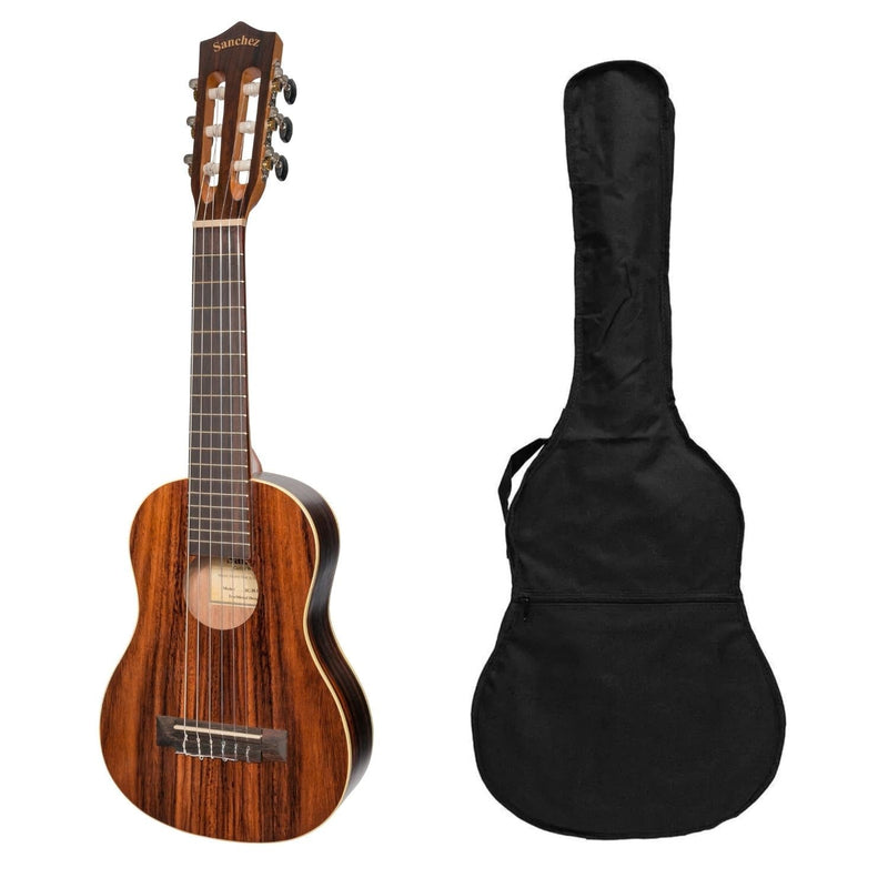 -Sanchez 1/4 Size Student Classical Guitar with Gig Bag (Rosewood)-Living Music