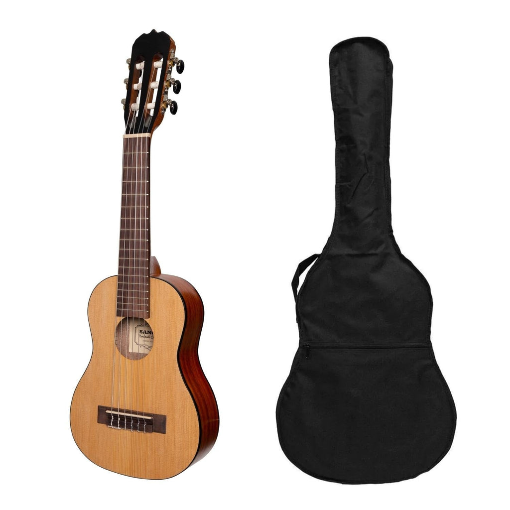 SS-C30-SK-Sanchez 1/4 Size Student Classical Guitar with Gig Bag (Spruce/Koa)-Living Music