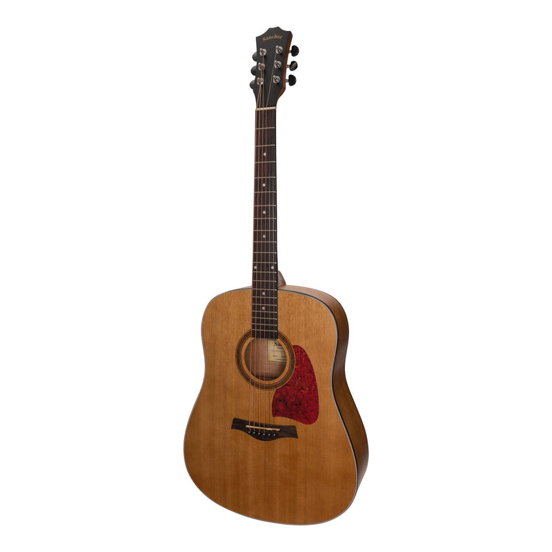-Sanchez Acoustic Dreadnought Guitar (Acacia)-Living Music