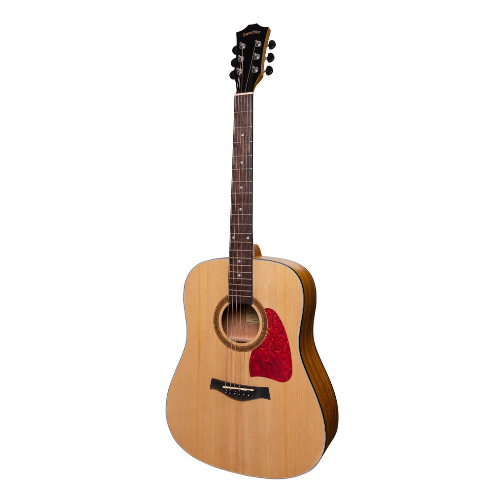 -Sanchez Acoustic Dreadnought Guitar (Spruce/Koa)-Living Music