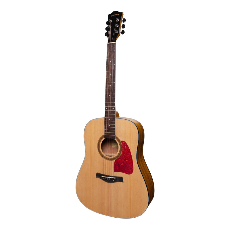 -Sanchez Acoustic Dreadnought Guitar (Spruce/Koa)-Living Music