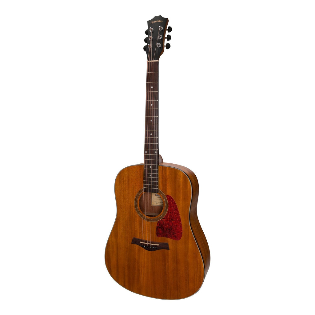 SD-18ET-KOA-Sanchez Acoustic-Electric Dreadnought Guitar (Koa)-Living Music