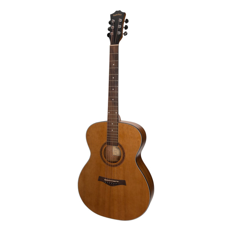 -Sanchez Acoustic-Electric Small Body Guitar (Acacia)-Living Music