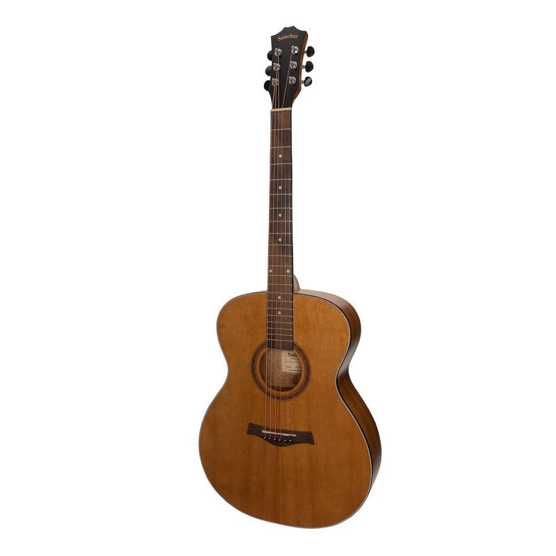 -Sanchez Acoustic Small Body Guitar (Acacia)-Living Music