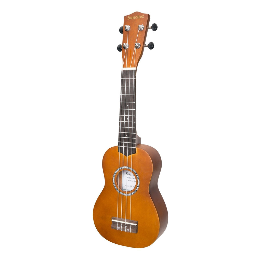 SU-C20-NT-Sanchez 'Colour Series' Soprano Ukulele (Natural Satin)-Living Music