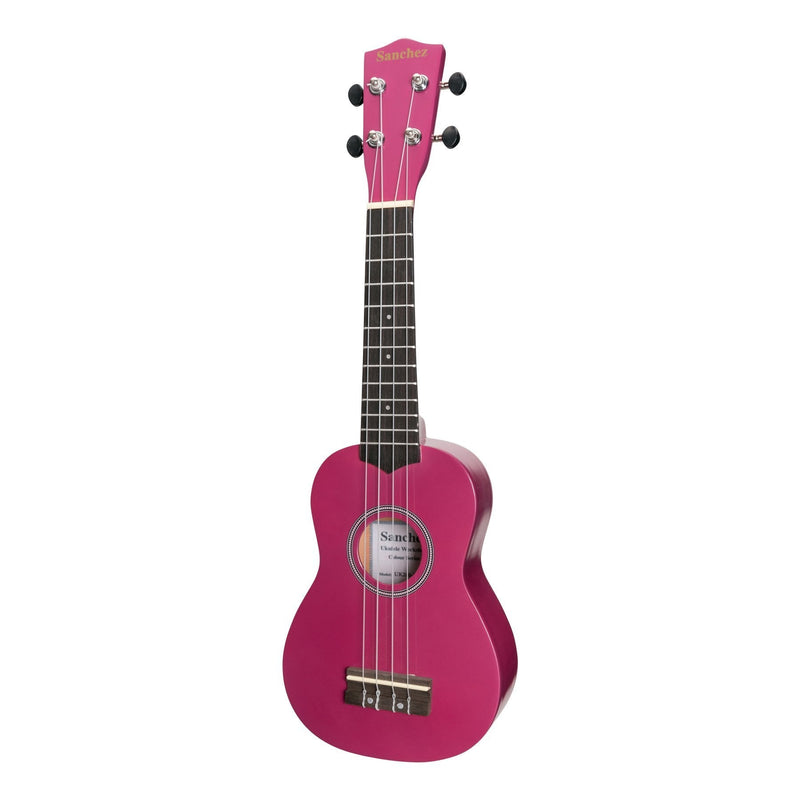 -Sanchez 'Colour Series' Soprano Ukulele (Purple)-Living Music