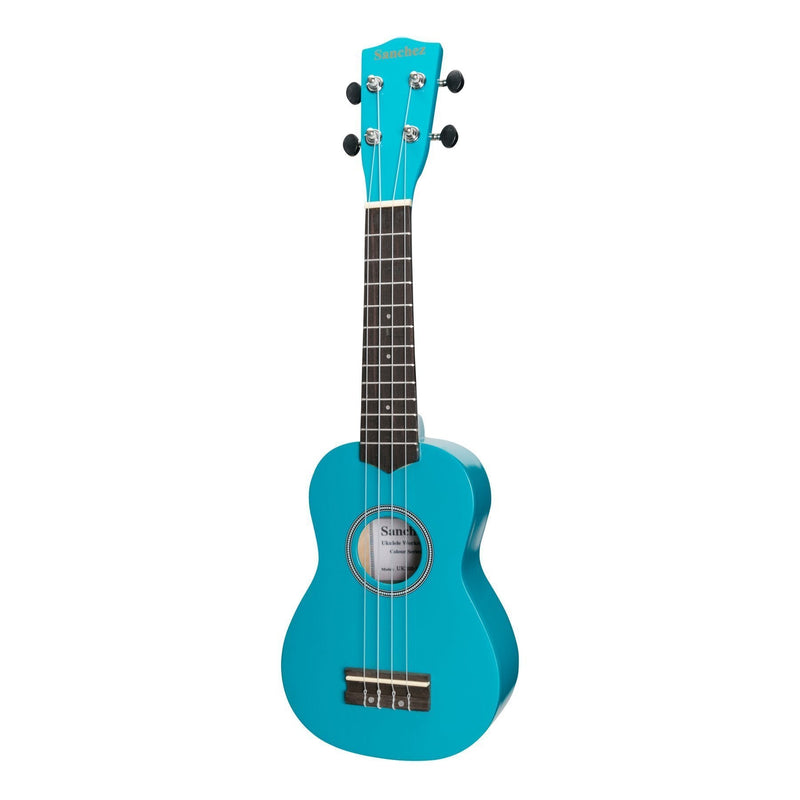 -Sanchez 'Colour Series' Soprano Ukulele (Sky Blue)-Living Music