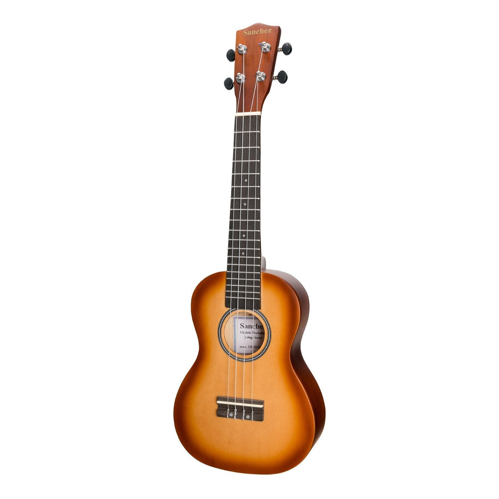 SCU-CB20-TB-Sanchez 'Colourburst Series' Concert Ukulele (Tobaccoburst)-Living Music