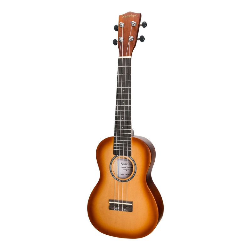-Sanchez 'Colourburst Series' Concert Ukulele (Tobaccoburst)-Living Music