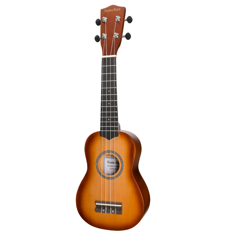 SU-CB20-TB-Sanchez 'Colourburst Series' Soprano Ukulele (Tobacco Burst)-Living Music