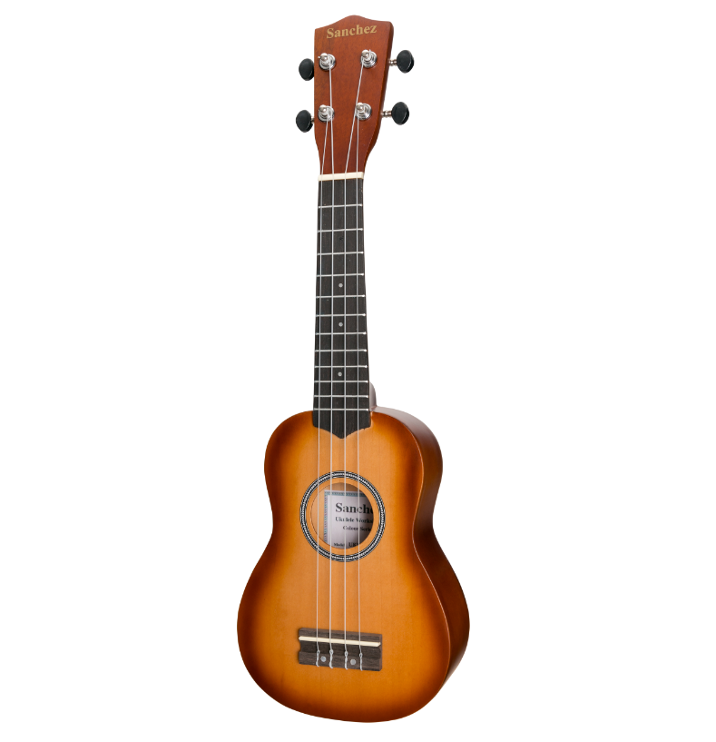 -Sanchez 'Colourburst Series' Soprano Ukulele (Tobacco Burst)-Living Music