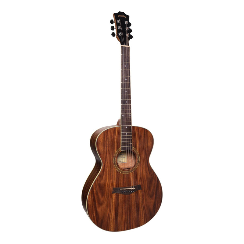 -Sanchez Left Handed Acoustic Small Body Guitar (Rosewood)-Living Music