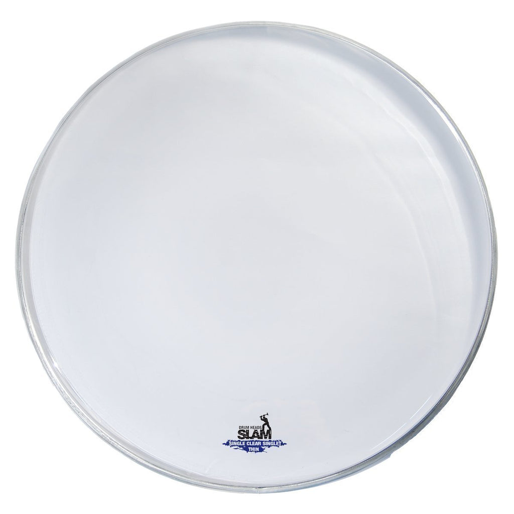 -Slam Single Ply Clear Thin Weight Drum Head (12")-Living Music