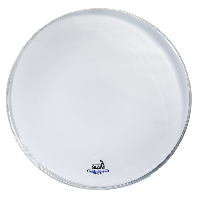 -Slam Single Ply Clear Thin Weight Drum Head (20")-Living Music