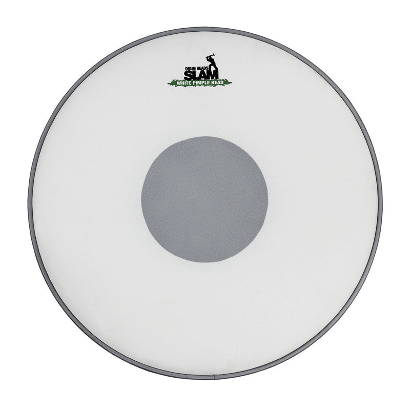 -Slam White Coated Snare Drum Head (14")-Living Music