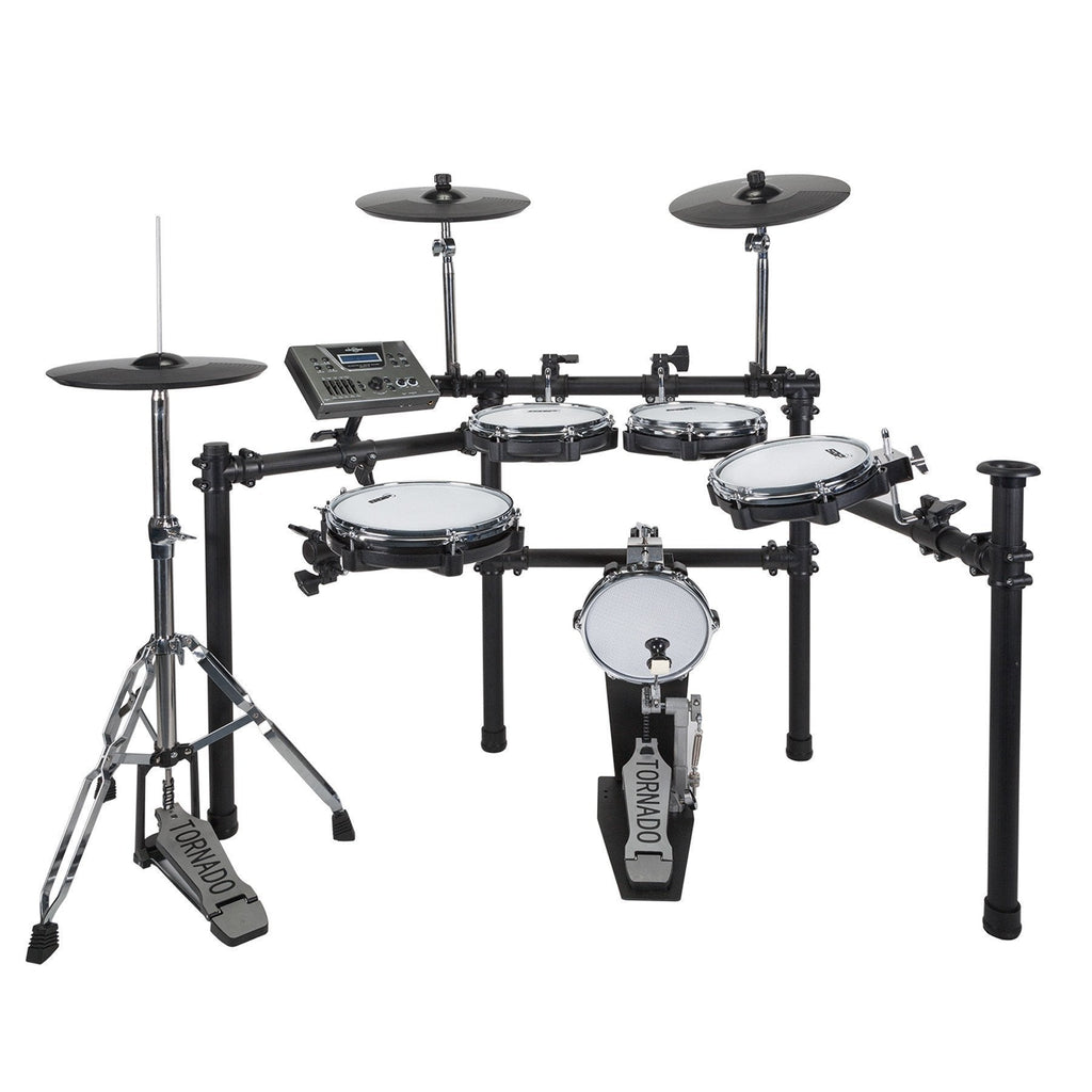 SDP-EDK02-BLK-Sonic Drive 5-Piece Deluxe Digital Electronic Drum Kit-Living Music