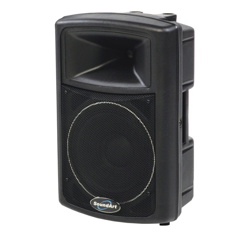 -SoundArt 250 Watt 12" 2-Way 4 Ohm Molded Speaker Cabinet-Living Music