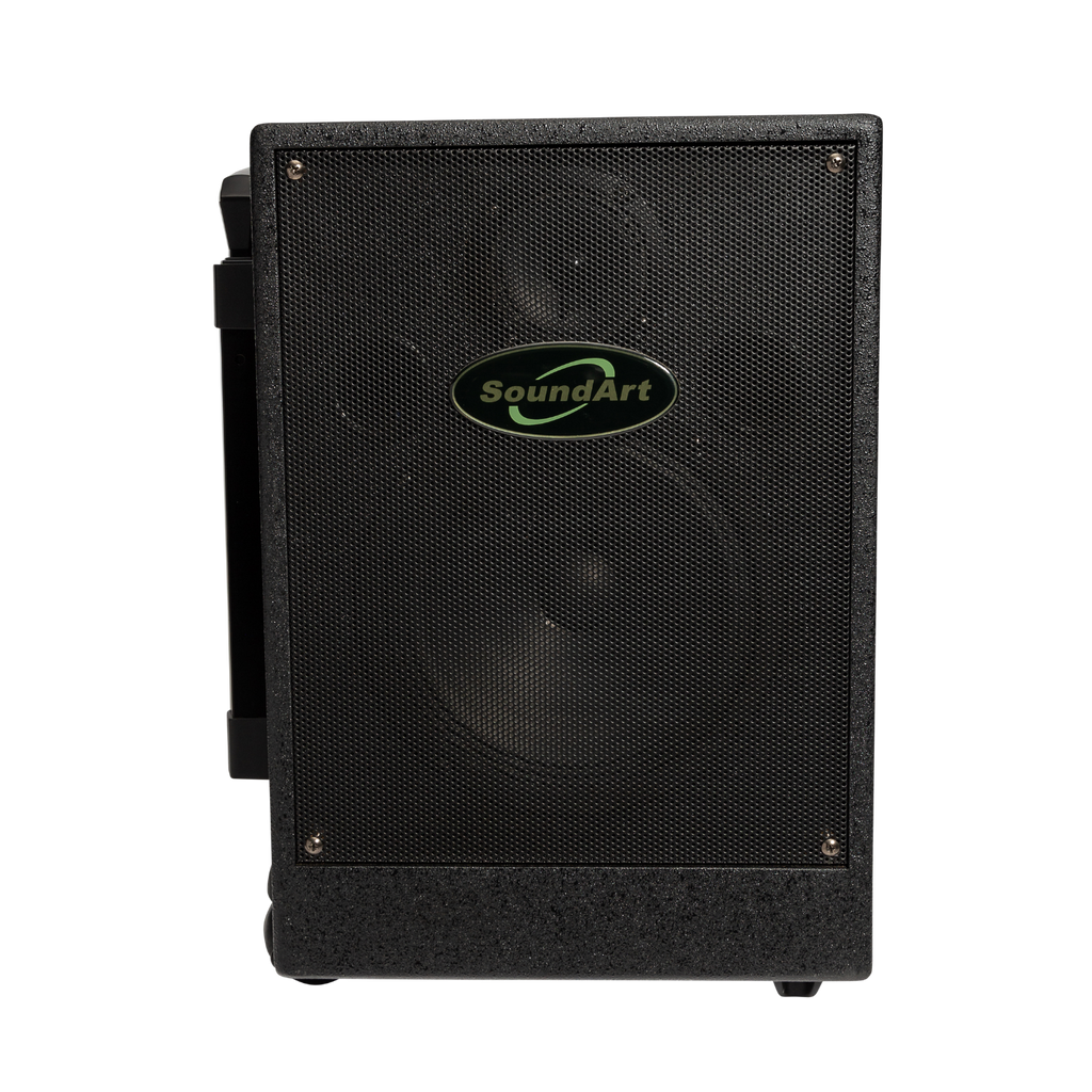 PWA-65-D-SoundArt 65 Watt Rechargeable Wireless PA System with DVD Player-Living Music