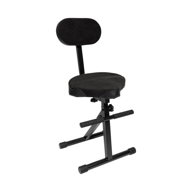 KGB-01-BLK-SoundArt Deluxe Height Adjustable Guitarist Stool-Living Music