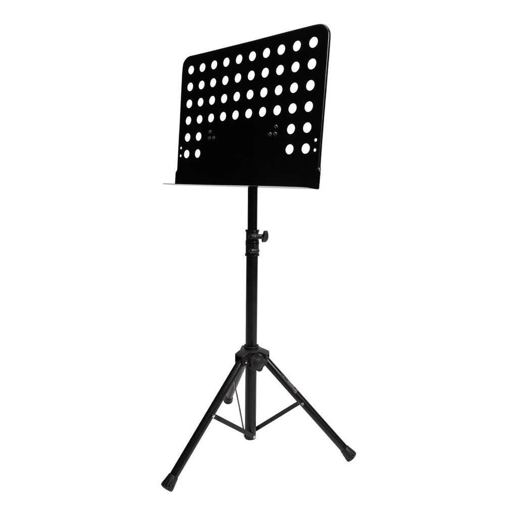 -SoundArt Deluxe Orchestral Music Stand (Black)-Living Music