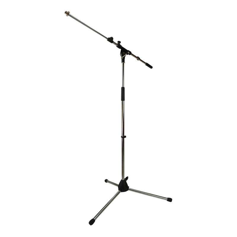 -SoundArt Heavy Duty Tripod Microphone Boom Stand (Chrome)-Living Music