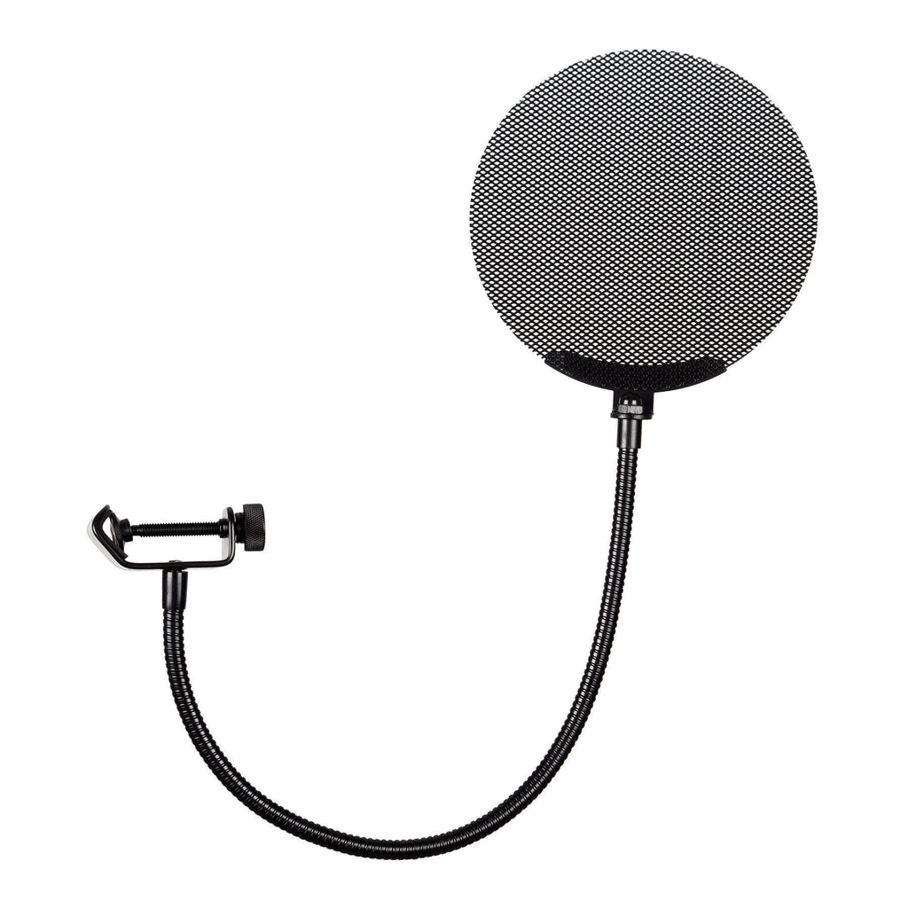 SPF-M1-BLK-SoundArt Metal Mesh Pop Filter-Living Music