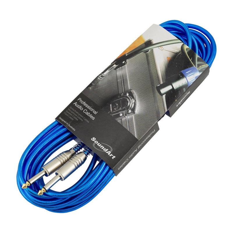 -SoundArt SMI-30 Instrument Cable (6m Blue)-Living Music
