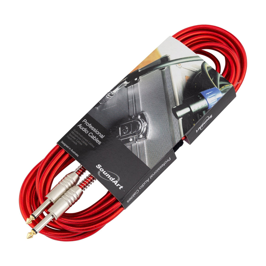 -SoundArt SMI-30 Instrument Cable (6m Red)-Living Music