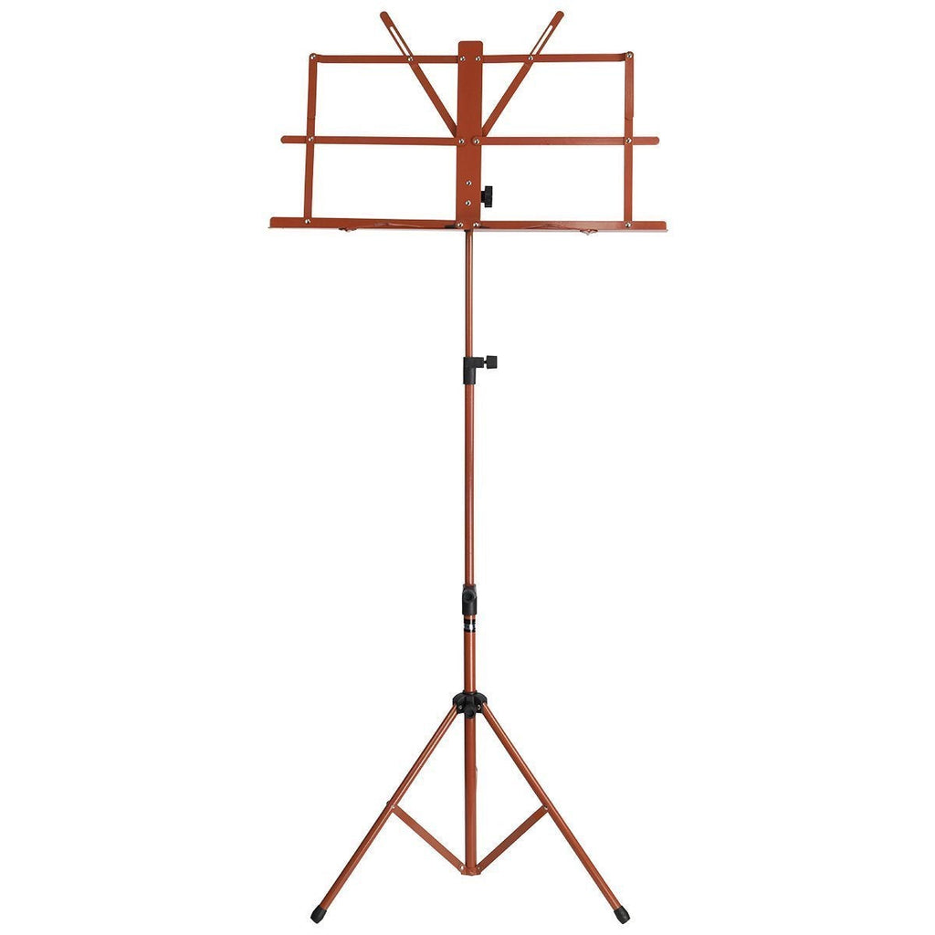 -SoundArt Traditional Folding Music Stand (Red)-Living Music